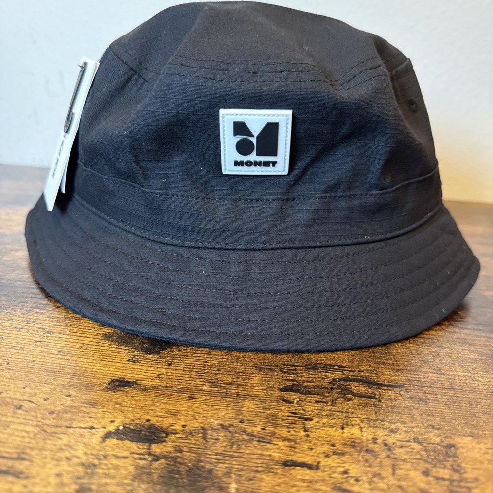 Monet Skateboards Arvada Black Bucket Hat Ripstop Cotton OS NWT MO747132102A